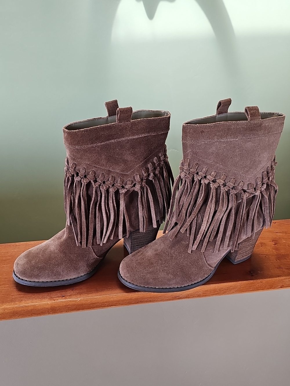 Sbicca Vintage Collection Fringed Boots